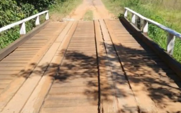 Ponte que dá acesso ao assentamento 20 de Março ficará interditada por