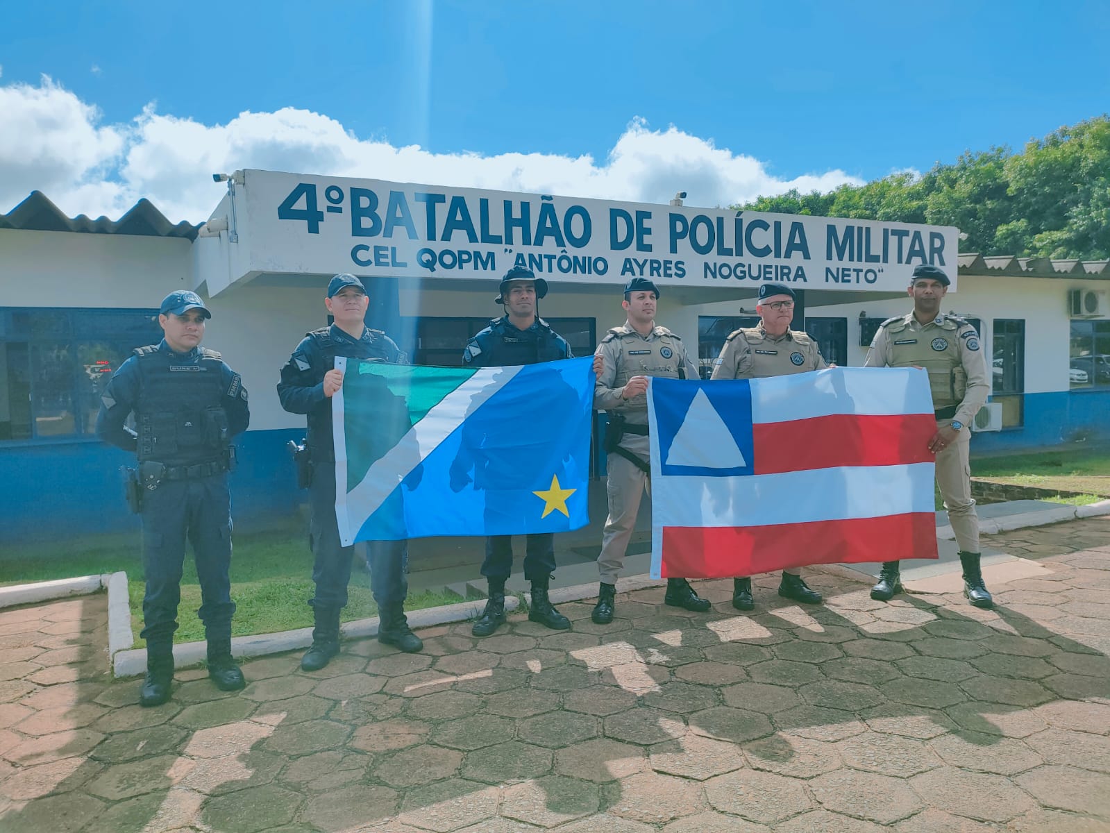 Policiais Militares da Bahia realizam estágio em Patrulha Rural na área