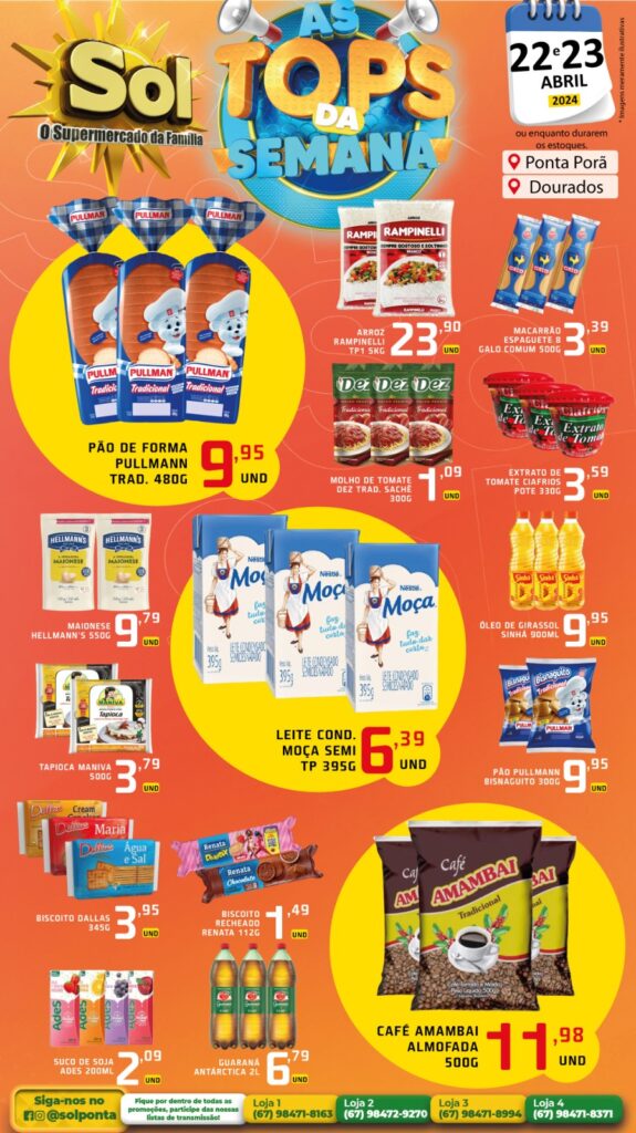 Supermercado Sol E As Ofertas Top Da Semana Ponta Por Informa