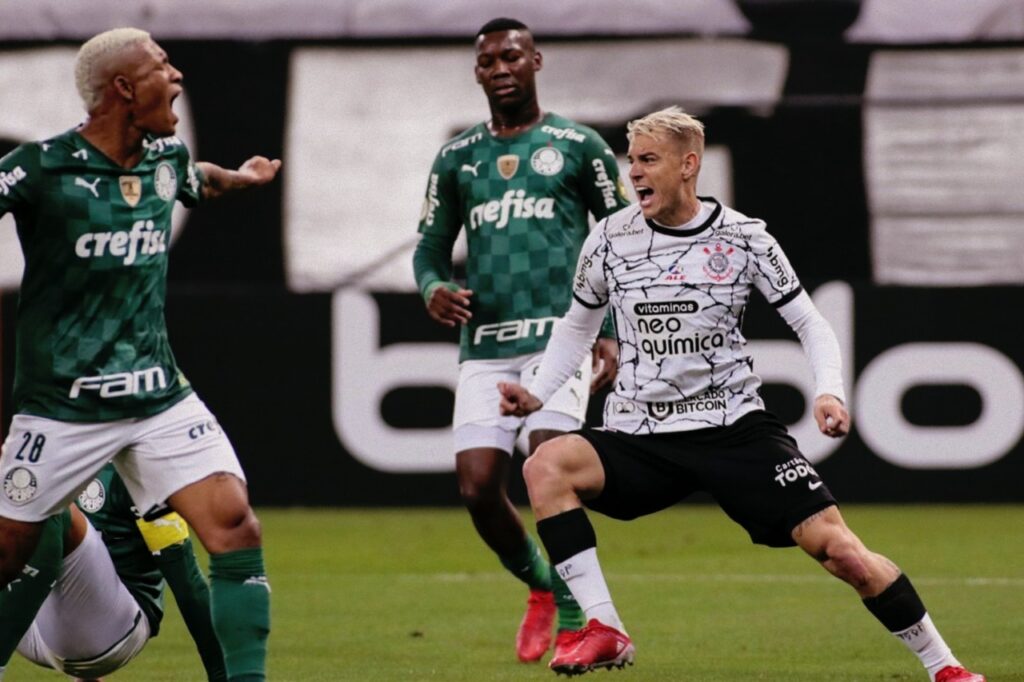 Timão vence o Palmeiras na Neo Química Arena dois gols de Róger