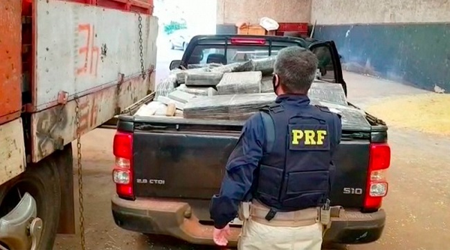 Ponta Porã: Droga apreendida pela PRF seria levada para São Paulo