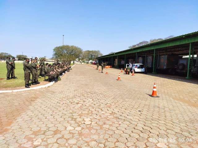 11º RC MEC realiza estágio de Operações na faixa de fronteira