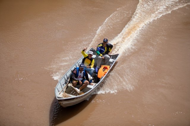 Dia D de Limpeza no Rio Amambai aconteceu no último sábado (5) e foi sucesso