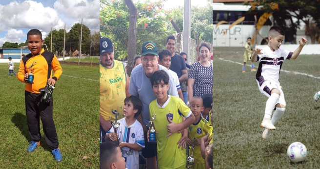 Escolinha B10 FC estreia em competição de base e conquista título no Torneio União Cup de Maracaju