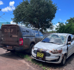 DOF apreende mais de 600 quilos de drogas e recupera três veículos roubados