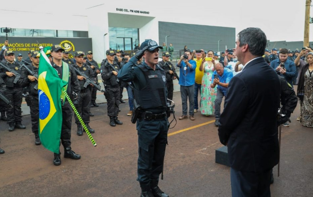 Em troca de comando, Eduardo Riedel destaca que DOF garante a segurança de todo Brasil