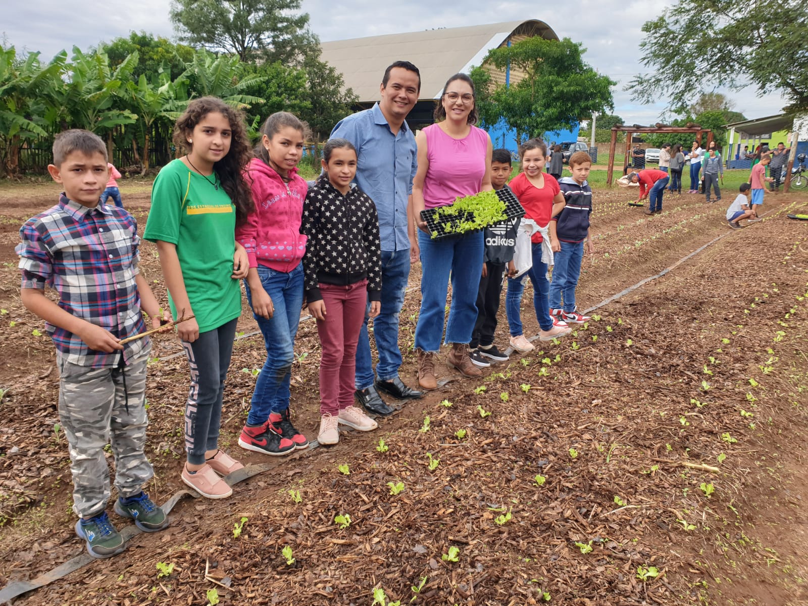 Ponta Porã: Comitê Intersetorial inicia horta comunitária em Sanga Puitã