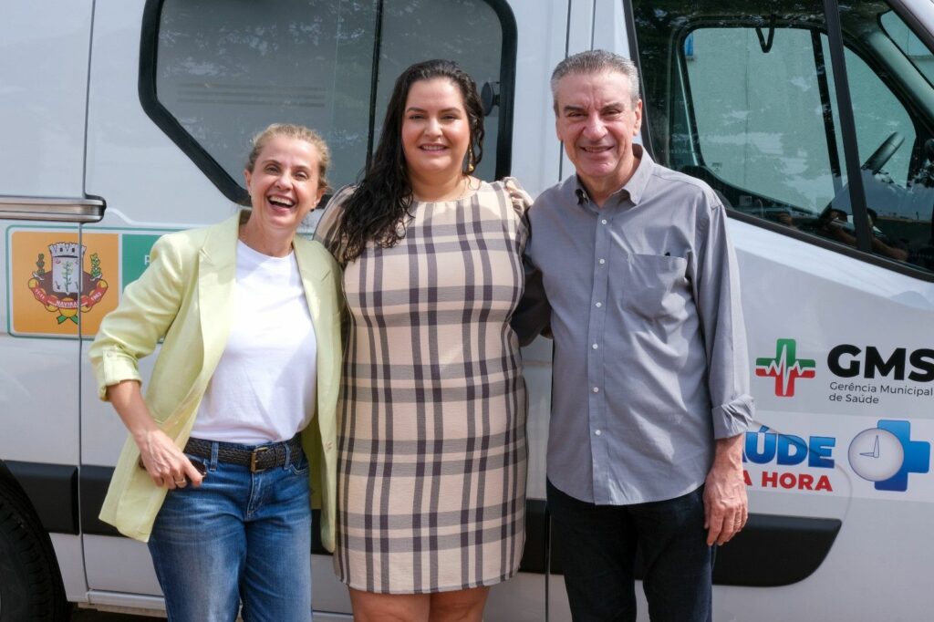 Saúde de Naviraí recebe ambulância adquirida via emenda coletiva dos deputados Paulo Corrêa e Mara Caseiro e contrapartida do Município