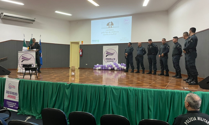 PM de Amambai colabora com o 2º Encontro Estadual de Capacitação do Programa Mulher Segura