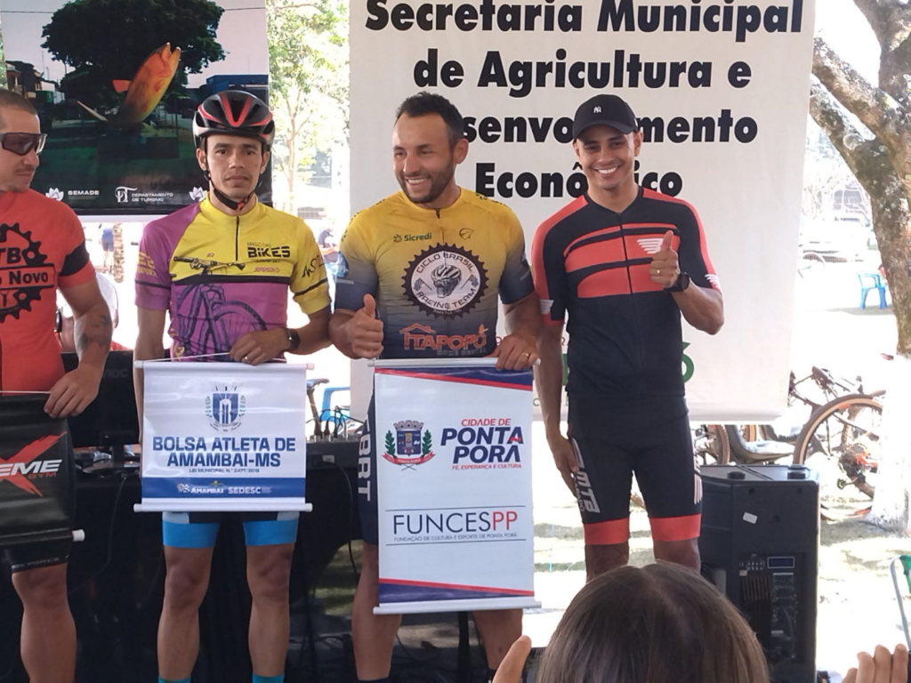 Ciclistas de Ponta Porã participaram de competição em Caarapó