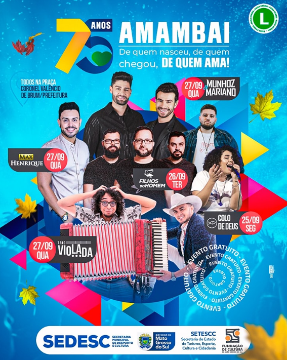 Arraiá dos Amigos: festa open bar de Amambai acontece no dia 29 de julho -  Prefeitura Municipal de Amambai-MS