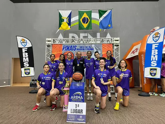 Club Porãbask é campeão Estadual sub – 16 da temporada 2023 da FBMS