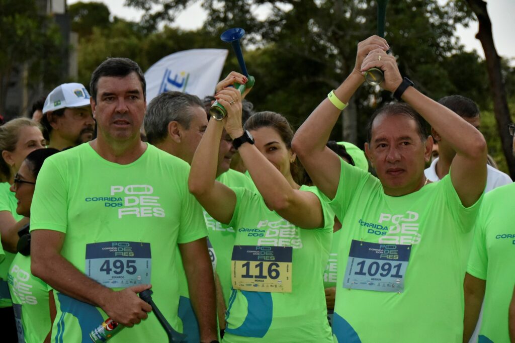 Corrida dos Poderes: Com clima agradável, evento reúne 2,5 mil pessoas