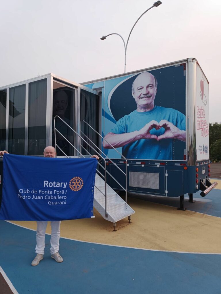 Rotary Club de Ponta Porã/Pedro Juan Caballero - Guarani e Secretaria de Saúde unem esforços pela Saúde da Comunidade