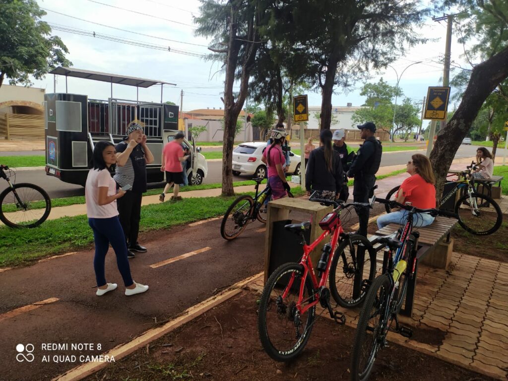 Ponta Porã: Policias militares do 4° BPM realizaram apoio e escolta ao evento “Bicicleteada Rosa”