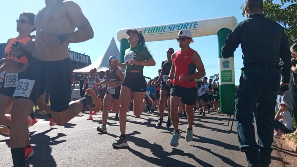 Corrida do 4º Batalhão da Polícia Militar é um sucesso em Ponta Porã