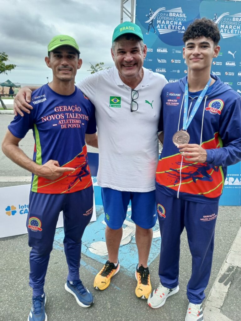 Atletismo de Ponta conquista bronze na Copa Brasil Loterias Caixa Marcha Atlética no ES