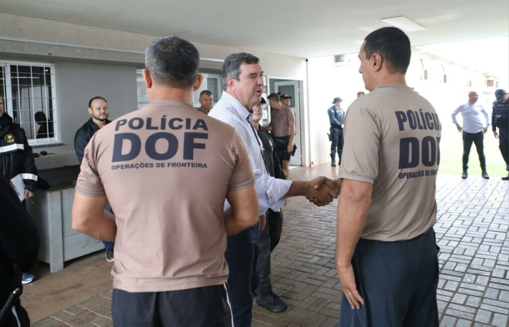 DOF recebe visita do governador Eduardo Riedel durante agenda em Dourados