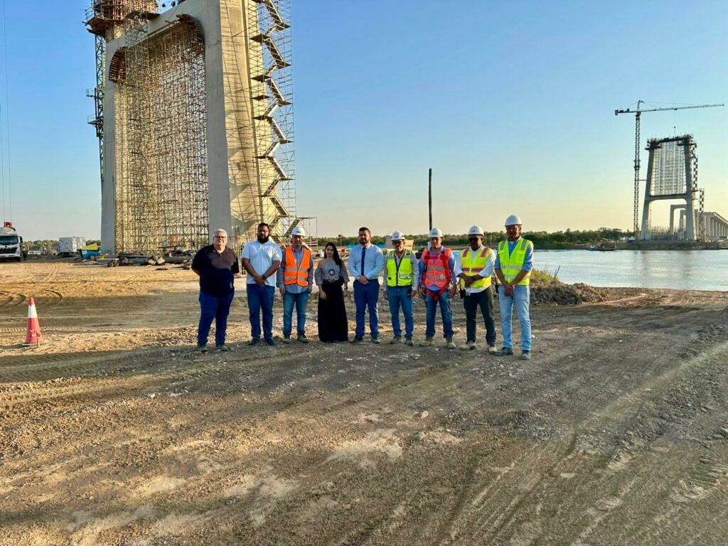 Em Porto Murtinho, Receita Federal faz visita à prefeitura e obra da ponte da Rota Bioceânica