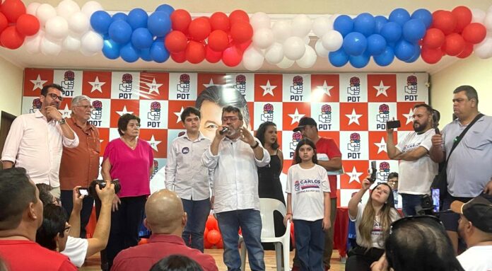 Convenção conjunta homologou candidatura de Carlos Bernardo a prefeito