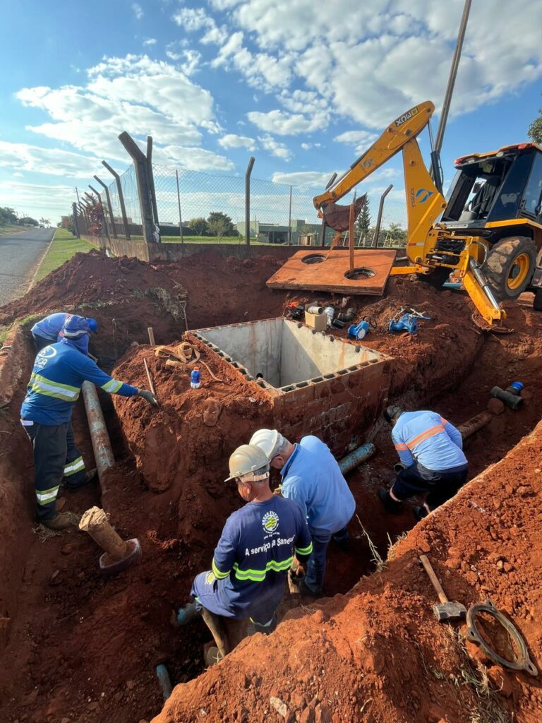 Em meio à crise hídrica, obras da Sanesul em Ponta Porã otimizam a rede para reduzir perdas de água