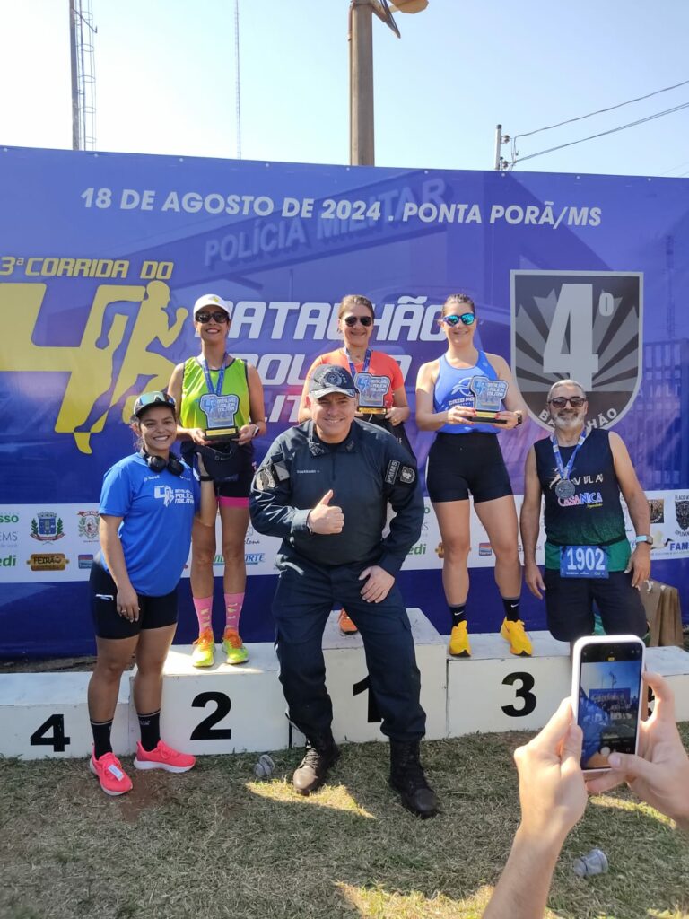 Corrida do 4º BPM em Ponta Porã: Um sucesso de participação e integração comunitária