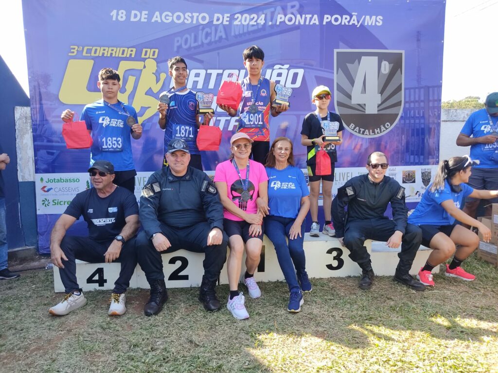 Corrida do 4º BPM em Ponta Porã: Um sucesso de participação e integração comunitária