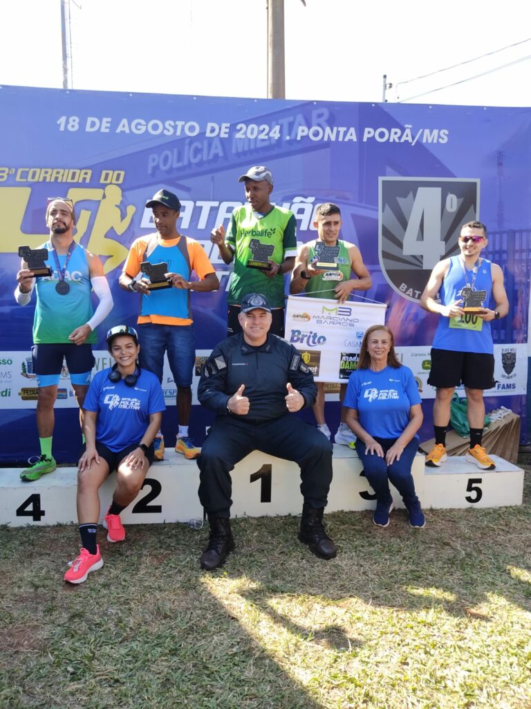 Corrida do 4º BPM em Ponta Porã: Um sucesso de participação e integração comunitária