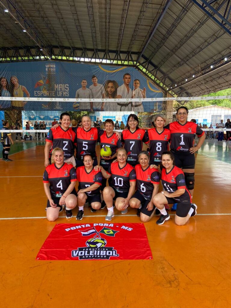 Equipe de Voleibol Adaptado de Ponta Porã MS/ Pedro Juan Caballero PY participaram da Liga em Campo Grande