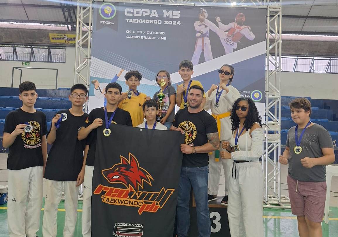 Equipe de Taekwondo de Ponta Porã conquista bons resultados na Copa MS