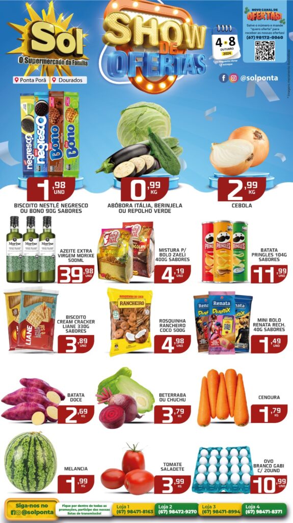 Show de Ofertas do Supermercado Sol