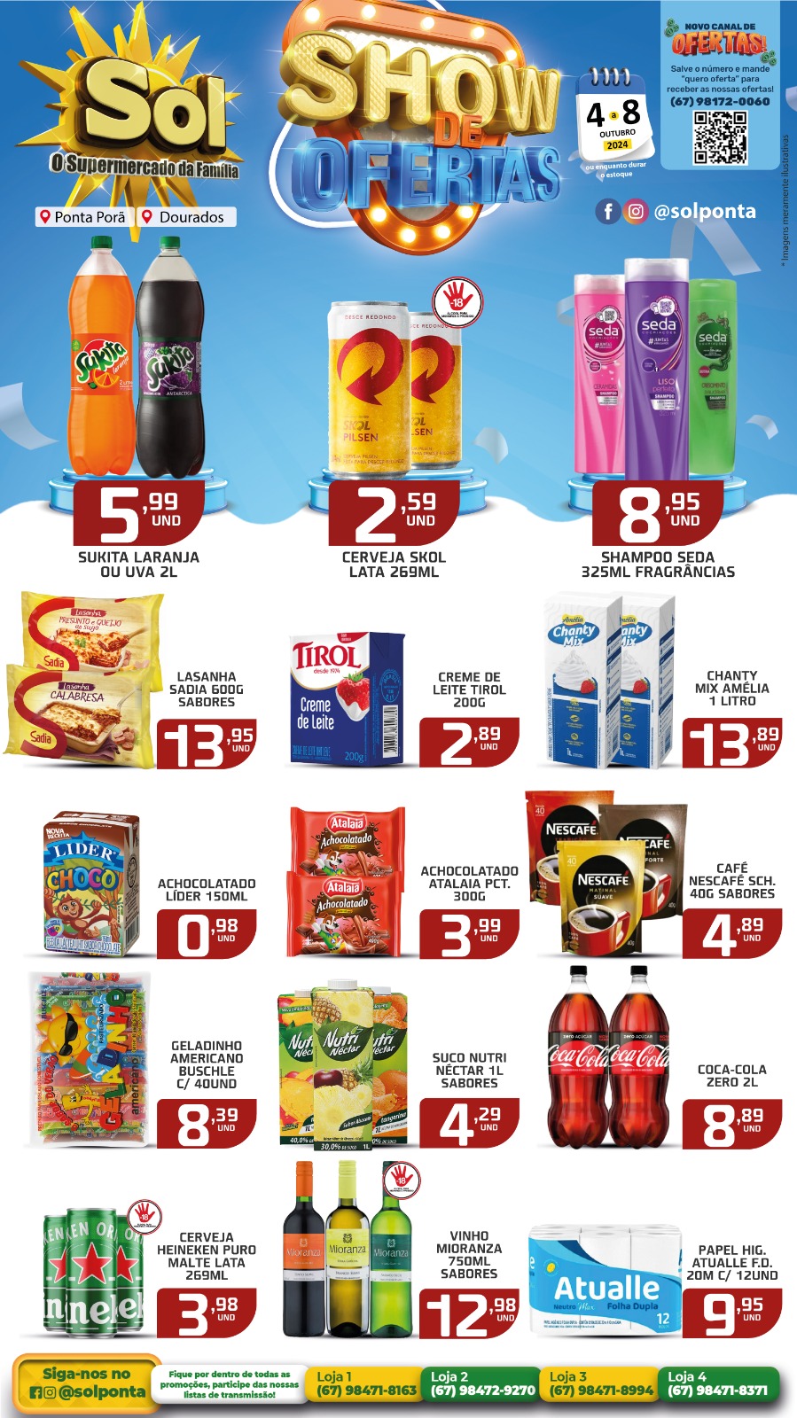 Show de Ofertas do Supermercado Sol