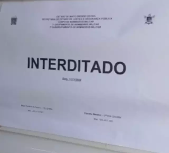 Com risco de desabamento, sete salas de escola municipal são interditadas