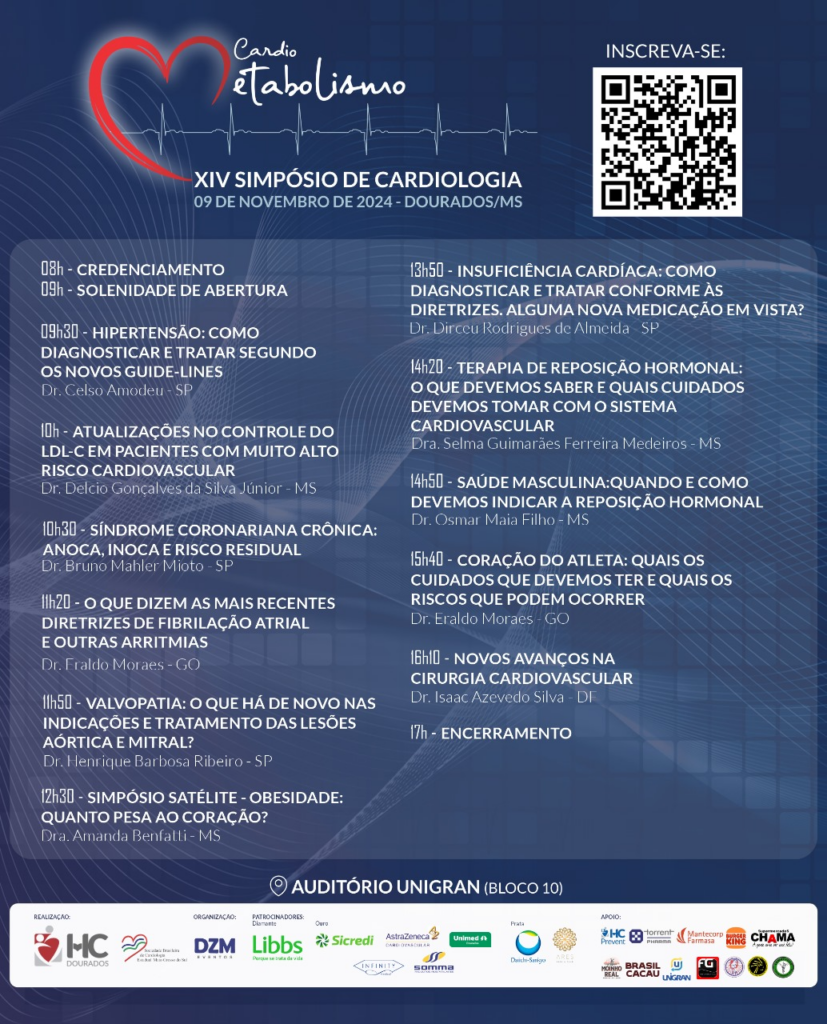 14º Simpósio de Cardiologia, reúne especialistas para discutir avanços no tratamento e prevenção de doenças cardíacas