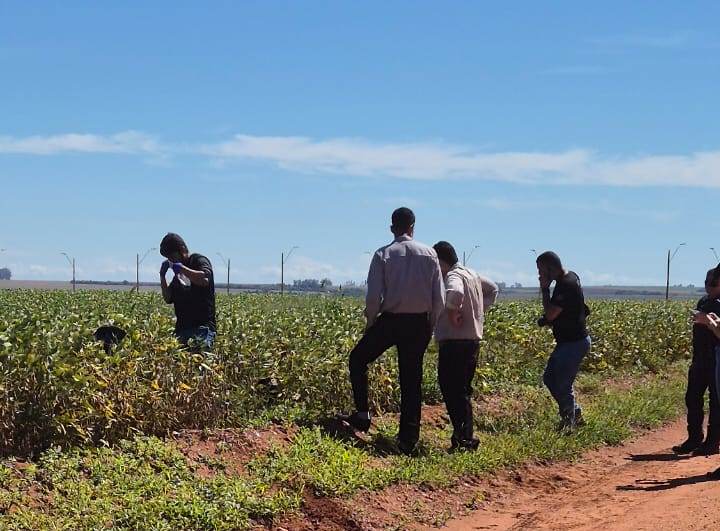 Em Ponta Porã, corpo é encontrado enrolado em lona em plantação de soja