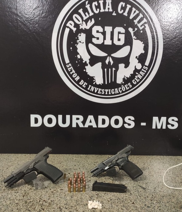 Polícia Civil apreende quatro pistolas utilizadas em pelo menos um homicídio e 04 tentativas de homicídio