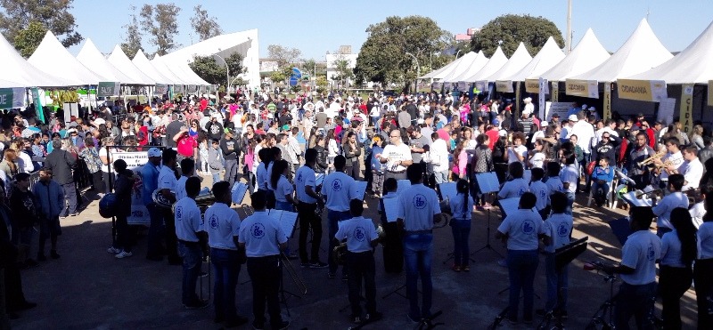 Presença de um grande público no parque dos Ervais em.Fotos: Tião Prado (Pontaporainforma)