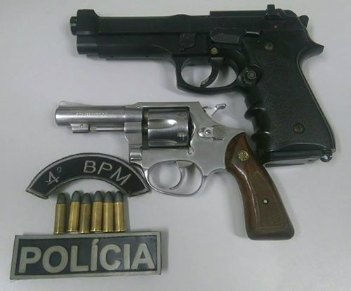 Polícia Militar de Ponta Porã apreende adolescentes infratores com de arma de fogo