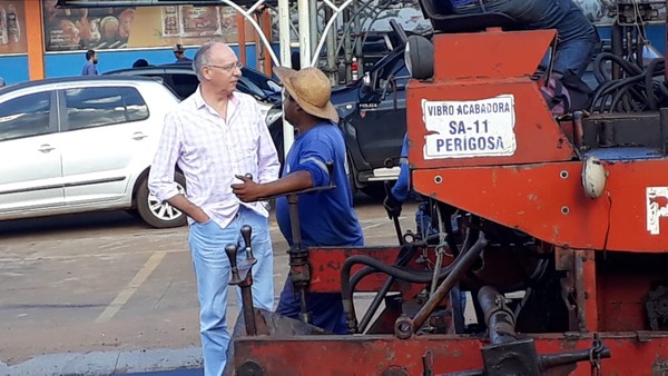 Recape chega às transversais na área central de Ponta Porã