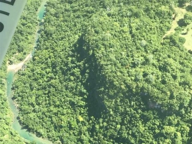 Imagem aérea do Rio Salobra, em Bonito e Bodoquena. (Foto: Divulgação).