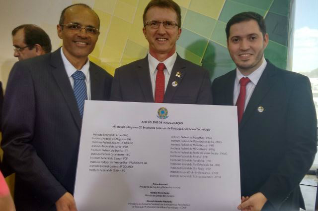 Campi Dourados e Jardim do IFMS são inaugurados pela Presidência da República‏