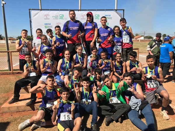 Projeto de Atletismo de Ponta Porã é campeão estadual sub 14 e sub 16