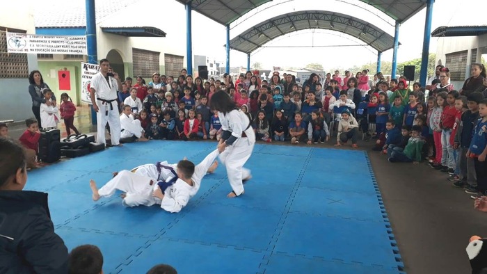 Em Ponta Porã, “Programa Saúde na Escola” contempla alunos da Escola Municipal Manoel Martins