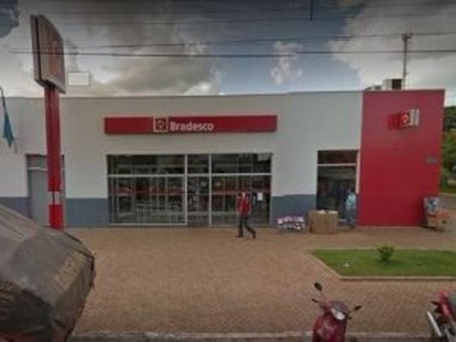 Agência do Bradesco de São Gabriel do Oeste (Foto: Reprodução/ GoogleMaps).