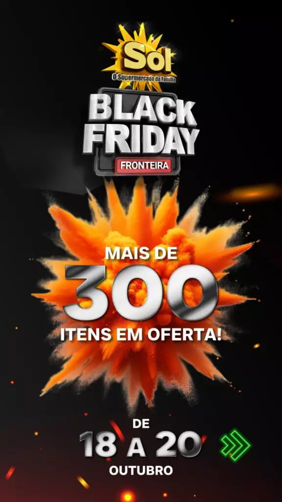 Confira ofertas Black Friday do Supermercado Sol